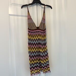 Zara crochet mini dress